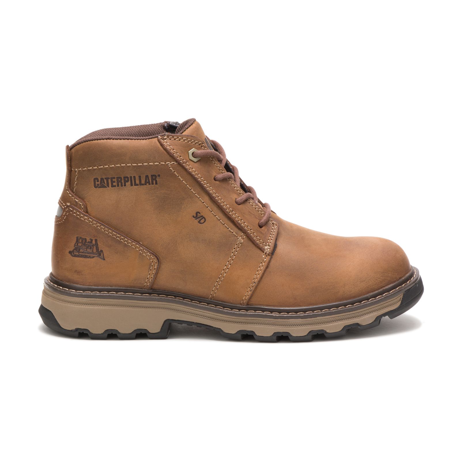 Caterpillar Men's Parker Work Boots Dark Beige CAT-75018